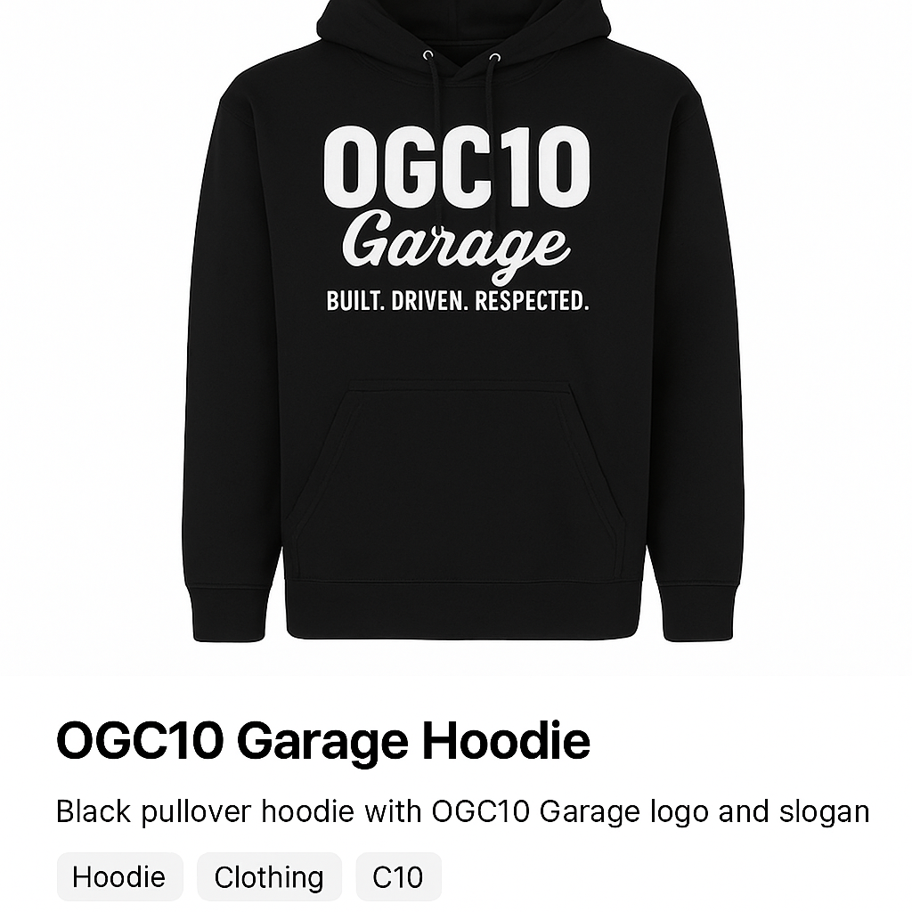 OGC10 Garage Hoodie