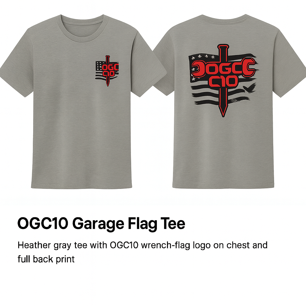OGC10 Garage Flag Tee