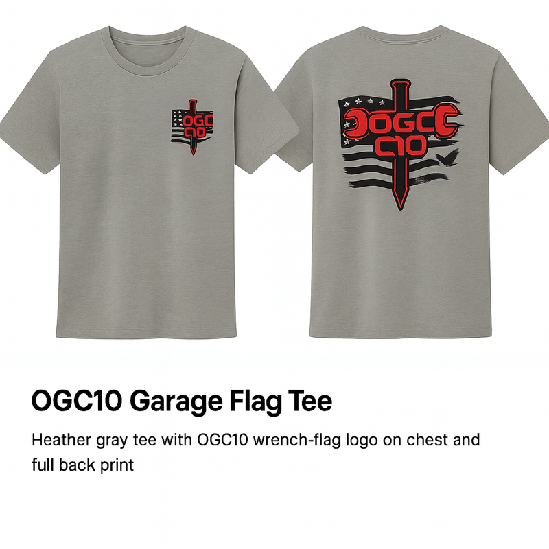 OGC10 Garage Flag Tee